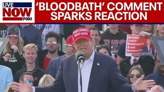 Trump 'bloodbath' remark at Ohio rally draws response from Biden | LiveNOW from FOX