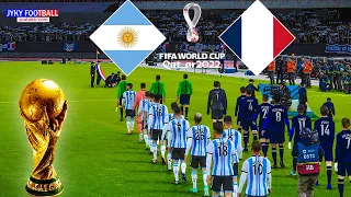 Argentina vs France Final - Full Match HD All Goals - FIFA World Cup 2022 - PES Gameplay PC