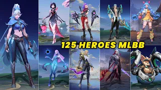 Master the Legends: All 125 Heroes in Mobile Legends Bang Bang - Ultra HD 2024 Showcase!