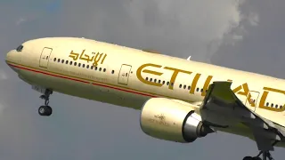 Close Up Take Offs at Manchester Airport, RWY23R Southside 14/06/23