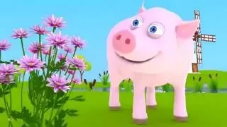 Животные на ферме (Учим животных)  - Развивающий мультфильм для детей от 12 месяцев.