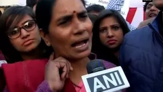 Nirbhaya's parents protest for justice