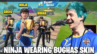 Ninja Joined Bugha & Grefg To Celebrate Bugha's skin in Fortnite | Bugha Icon Series Skin Gameplay