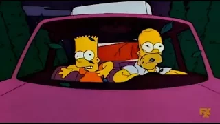 The Simpsons: Homer and Bart smuggle Beer into Moe's
