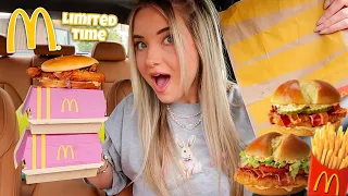 McDonald's Mukbang! Trying NEW McDonald's Menu Items