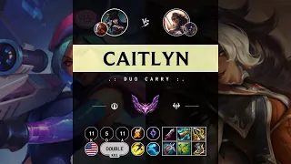 Caitlyn ADC vs Samira - NA Master Patch 14.10