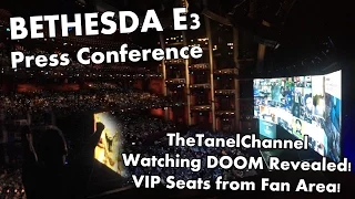 Me at Bethesda E3 2015 Press Conference watching DOOM revealed! (1080p) HD!