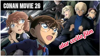 Ketegangan Melawan Organisasi Hitam - alur cerita film detective Conan 26 black iron submarine 2023