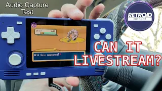 Is Retroid Pocket Livestream Capable? | PERFECT Portable Retro Handheld? | Audio/Mic Test