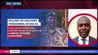 CDS Christopher Musa Orders Probe Into Death Of 4 Senior Officers, 12 Soldiers