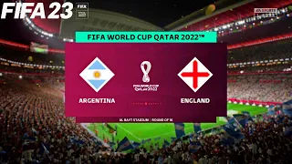 FIFA 23 | Argentina vs England - World Cup - PS5 Full Match & Gameplay
