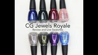 China Glaze Jewels Royale Winter 2021: Review & Live Swatches