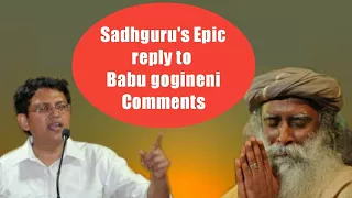 Sadhguru's counter reply to Babu gogineni allegations of land grabbing by ishafoundation