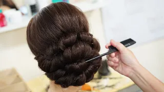 Latest Low Bun Updo For Wedding !﻿