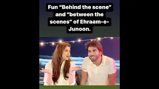 Ahraam E Junoon BTS Imran Abbas & Neelum Muneer