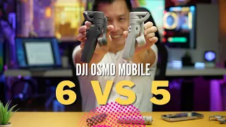 COMPARING DJI Osmo Mobile 6 VS Osmo Mobile 5