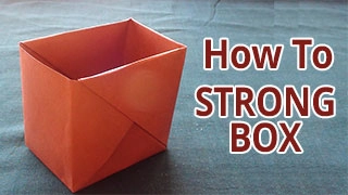 How to make a strong box from paper | DIY - Do it Yourself Origami