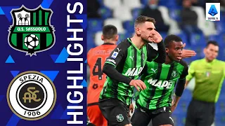 Sassuolo 4-1 Spezia | Berardi strikes twice in emphatic Sassuolo win | Serie A 2021/22