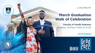 Faculty of Health Sciences Graduation Ceremony – March 2022