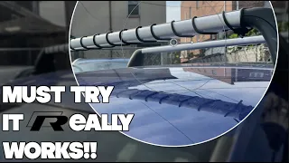 How To Reduce Wind Noise on any Roof Rack Crossbars | Cheap & Easy | NO Fairing !