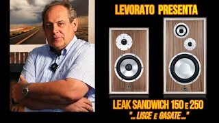 LEVORATO presenta: i nuovi diffusori LEAK SANDWICH 150 e 250 + prova d'ascolto di Marco Lincetto