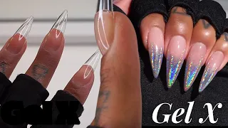 How To Do Gel X Nails At Home | Chrome | Ombré | Beginner Friendly Tutorial