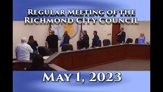 Regular Meeting of the Richmond City Council on May 1, 2023