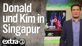 Donald und Kim in Singapur | extra 3 | NDR