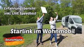 Starlink im Wohnmobil: Lohnt es sich? Erfahrungen und LIVE Speedtest  | Deutschland | PatnSim