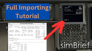 737 ZIBO SimBrief Uplink Tutorial - Flight Plan & Weights | X-Plane 12