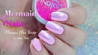 MERMAID NAILS | Indigo Nails Mermaid Effect Powder (Pastel Pink)