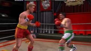 Rocky legends (PS2) Ivan Drago vs Troy Miller (Career Ivan Drago)