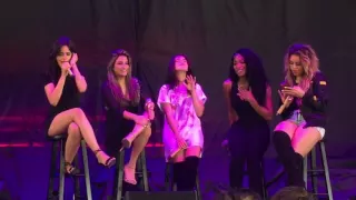 Fifth Harmony X's and Oh's cover @ sound check