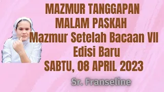 Mazmur Tanggapan  Setelah Bacaan VII Edisi Baru, Sabtu 08 April 2023