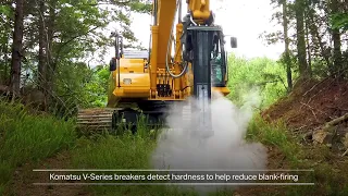 Four tips to reduce hydraulic breaker blank-firing | Komatsu