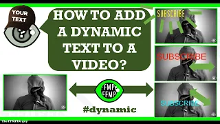 How to add a dynamic text onto a video | Blinking Scrolling Random  #ffmpeg #TheFFMPEGGuy