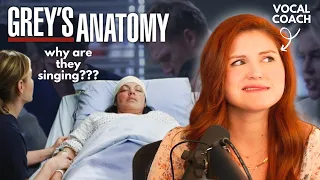 GREY'S ANATOMY musical episode I Vocal coach reacts!