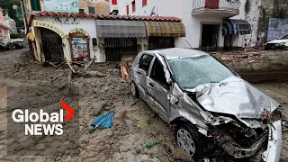 Italy resort island landslide leaves 1 dead, up to 10 people missing