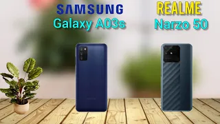 Samasung Galaxy A03s vs Realme Narzo 50A