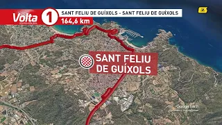 102a Volta a Catalunya. Etapa 1: Sant Feliu de Guíxols - Sant Feliu de Guíxols