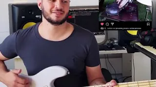 Vaneira no baixo | Leko Bertoldo (vídeo do Instagram do Leko)