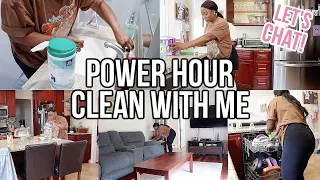 HOW TO CLEAN YOUR HOME IN 1 HOUR! POWER HOUR CLEAN WITH ME | SPEED CLEANING MOTIVATION | Nia Nicole