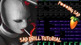 [FREE FLP] F***ing Melodic x Sad Drill Tutorial With Guitar Melody💖💜