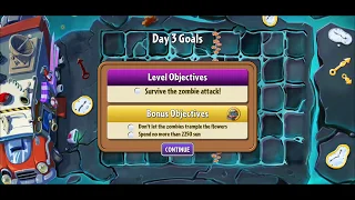 PvZ 2, Penny's Pursuit: Event 13, Level 3 (Week 18), Extra Hot (3 Chilies), All Objectives!