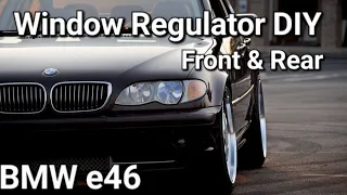 BMW e46 Window Regulator replacement DIY front and rear