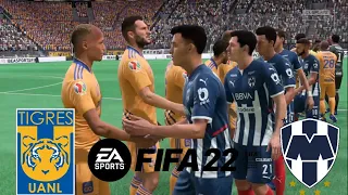 TIGRES VS RAYADOS FIFA 22 XBOX ONE S| CLASICO REGIO