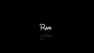 Ram Siya Ram ( Adipurush) - Song || Black screen status || Jay Shri Ram || #viral #ram  || 🙏🙏❤