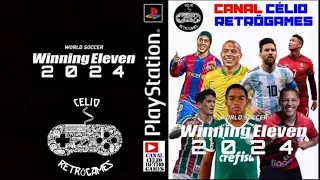 SAIU WINNING ELEVEN 2024 100% ATUALIZADO PARA PS1 COM VARIOS JOGADORES LEGENDS DISPONIVEIS.