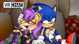 WHEN SONIC AND MINA USED TO DATE STORIES OF THE PAST IN VR CHAT!