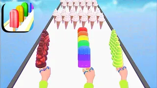Popsicle Stack ​- All Levels Gameplay Android,ios (Levels 199-202)